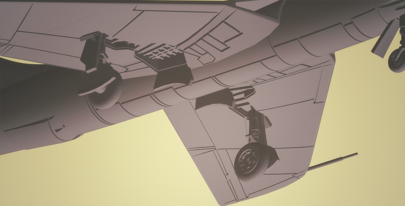 HAWKER HUNTER F1 AND F2 1-72 SCALE HIGHLY DETAILED MODEL 3D print model_6