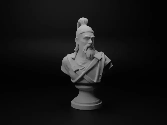 Mongol Cavalryman Bust Chess
