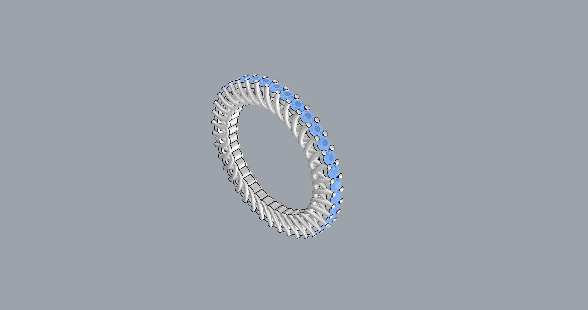 Diamond Ring 3d model printable 3D print model 3D print model_16