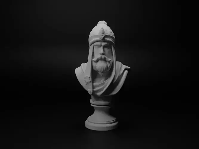 Ottoman Janissary Bust Chess