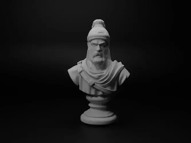 Ottoman Soldier Bust Chess