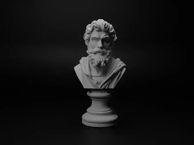 Renaissance Duelist Bust Chess