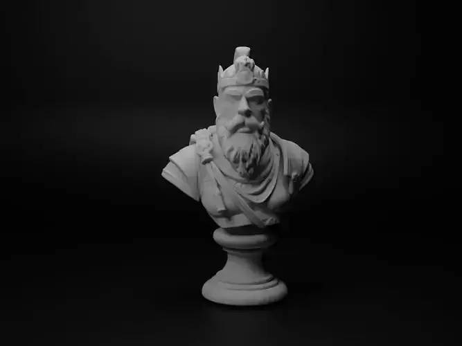 Scandinavian Sea Warrior Bust Chess