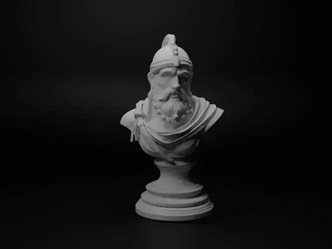 Scandinavian Sea Warrior Bust Chess