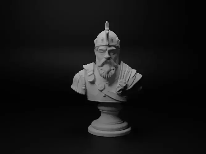 Slavic Warrior Bust Chess