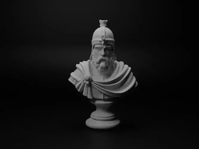 Slavic Warrior Bust Chess