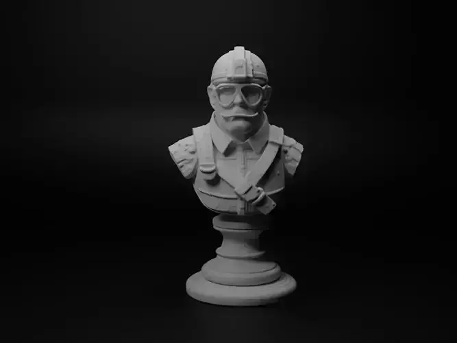 Underwater Soldier Bust Chess