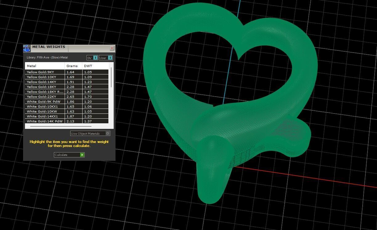 Heart Clasp for Chain 3D print model_17