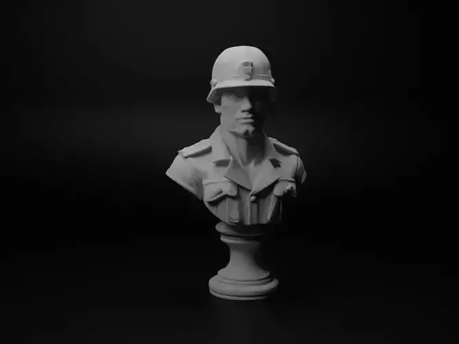 Vietnam War Soldier Bust Chess