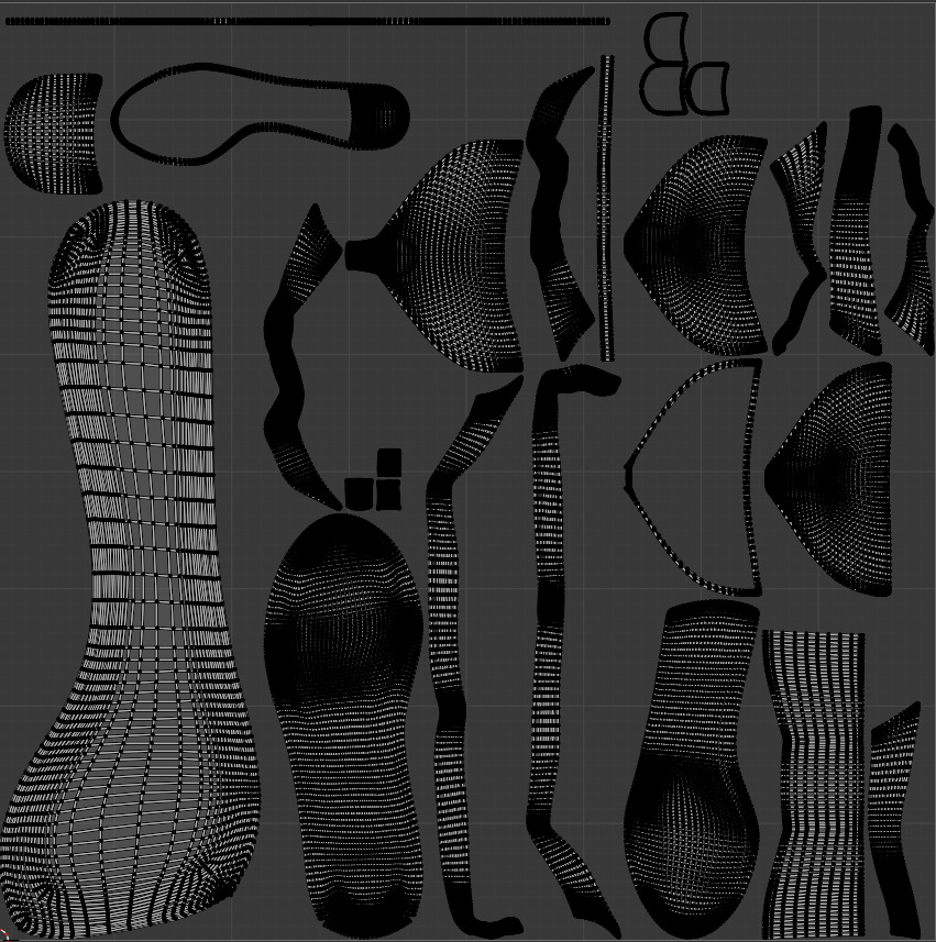 low heels Low-poly 3D model_10