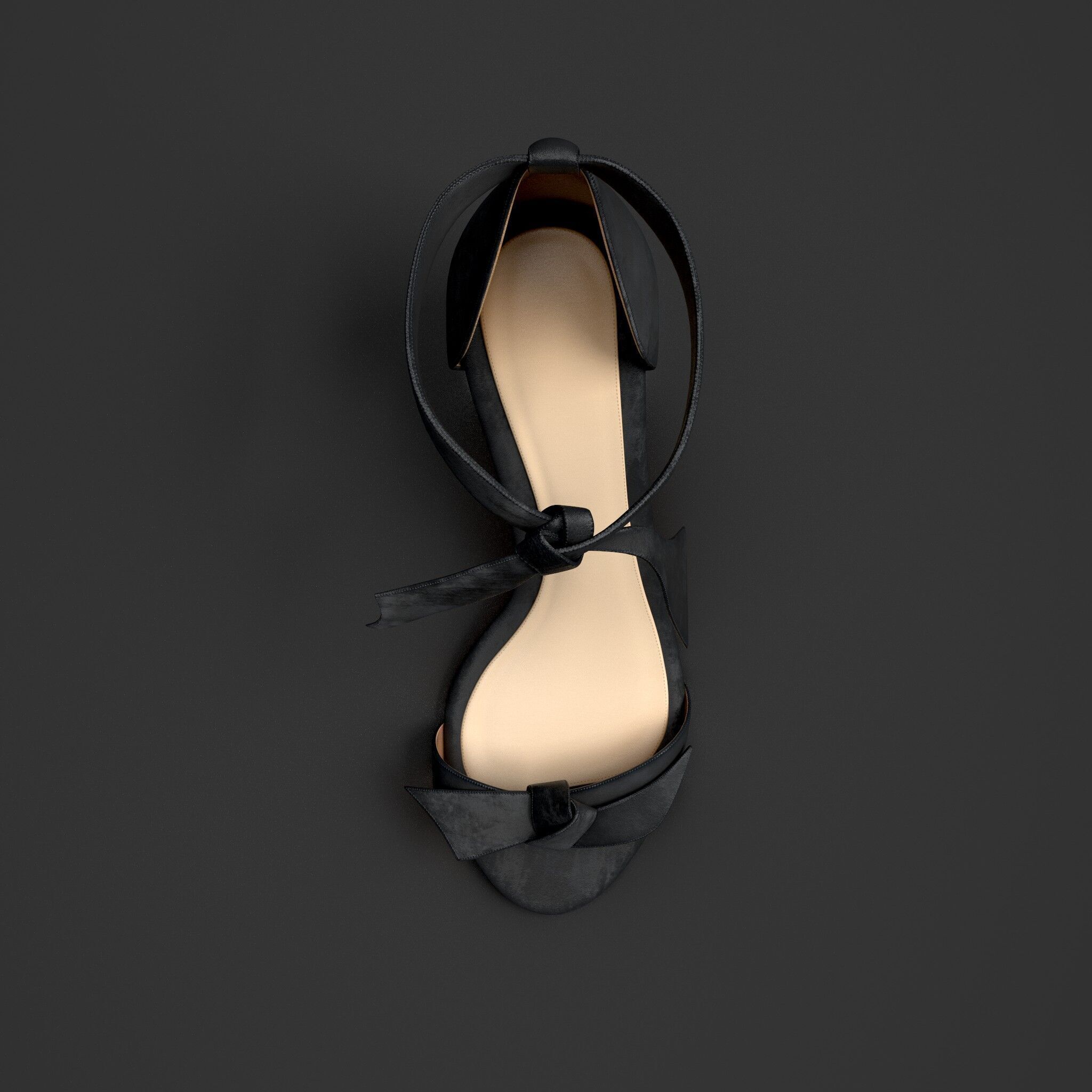 low heels Low-poly 3D model_6