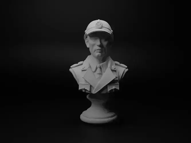 WW2 Japanese Soldier Bust Chess