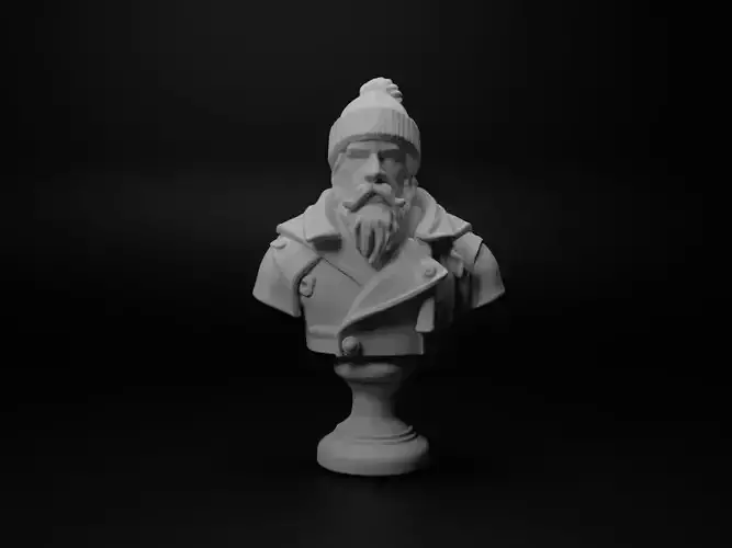 Winter Warrior Bust Chess