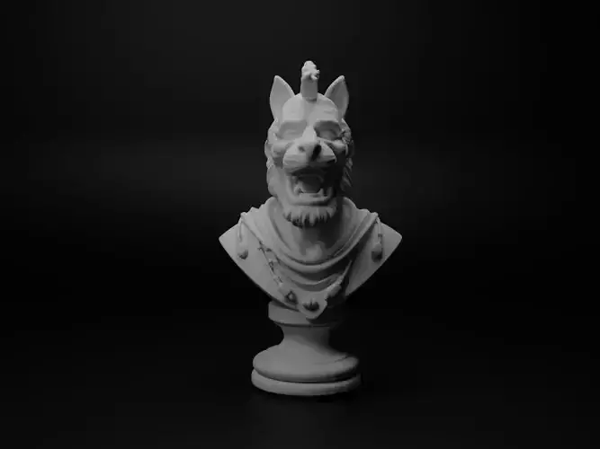 Zulu Warrior Bust Chess