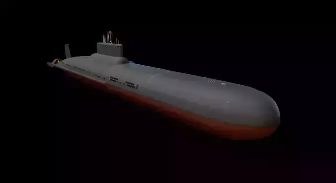 SSBN Typhoon - Project 941 Submarine