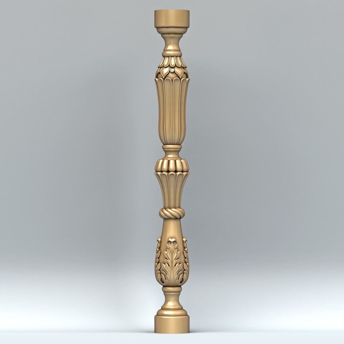 Baluster 009 3D model_2