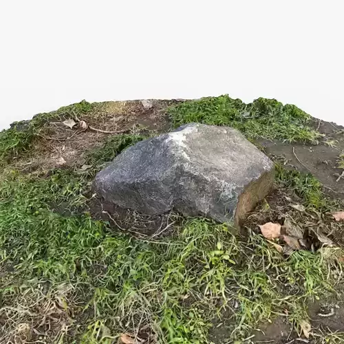 Photorealistic 3D scan of rock stone