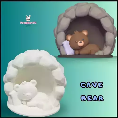 Cave Bear 3D print model