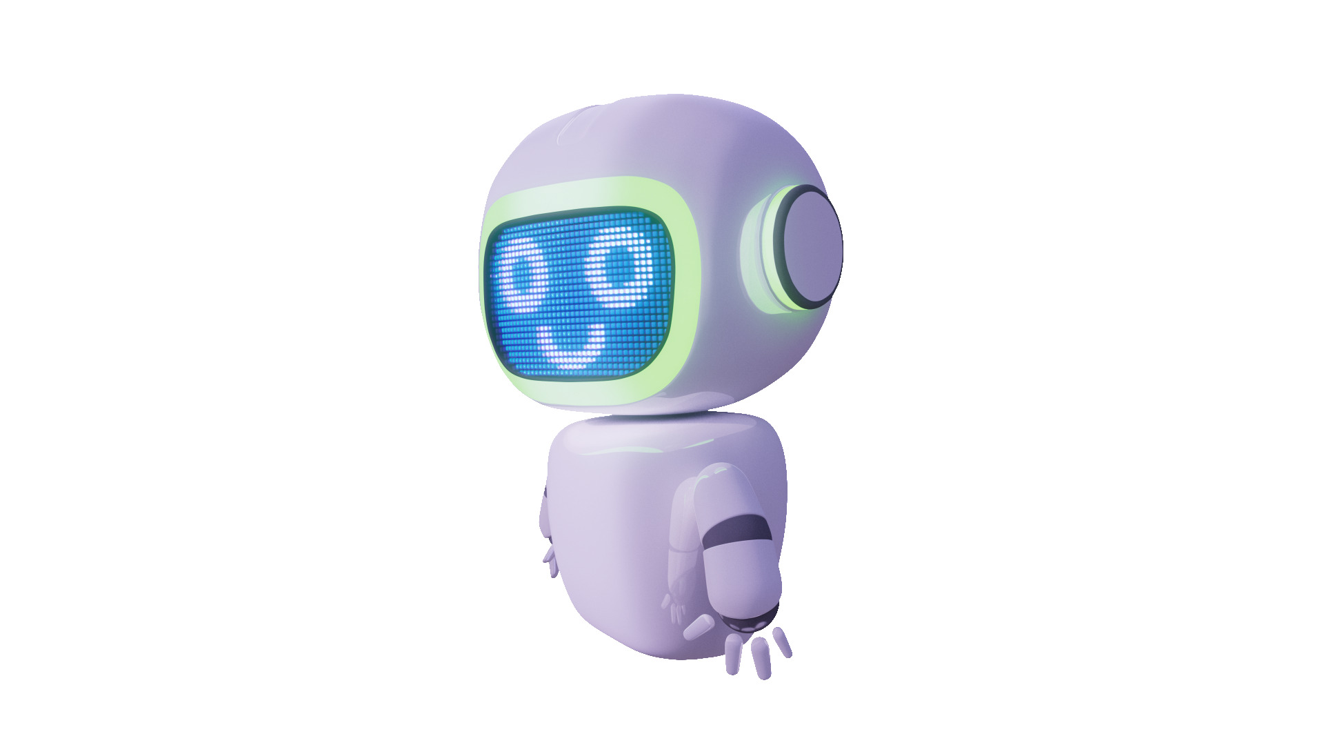 Friendly Assistant Chatbot with Facial Expressions 3D model_10