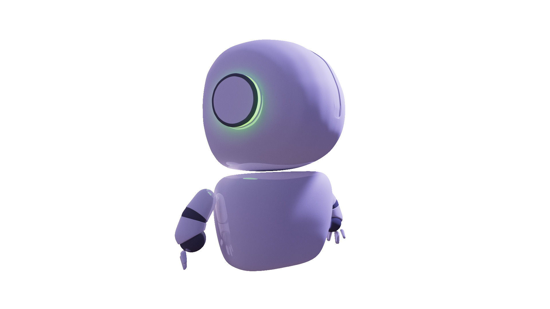 Friendly Assistant Chatbot with Facial Expressions 3D model_17