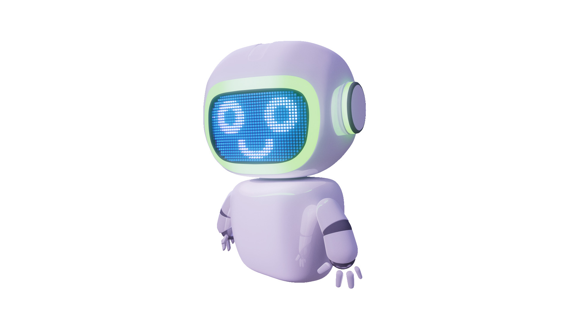 Friendly Assistant Chatbot with Facial Expressions 3D model_8