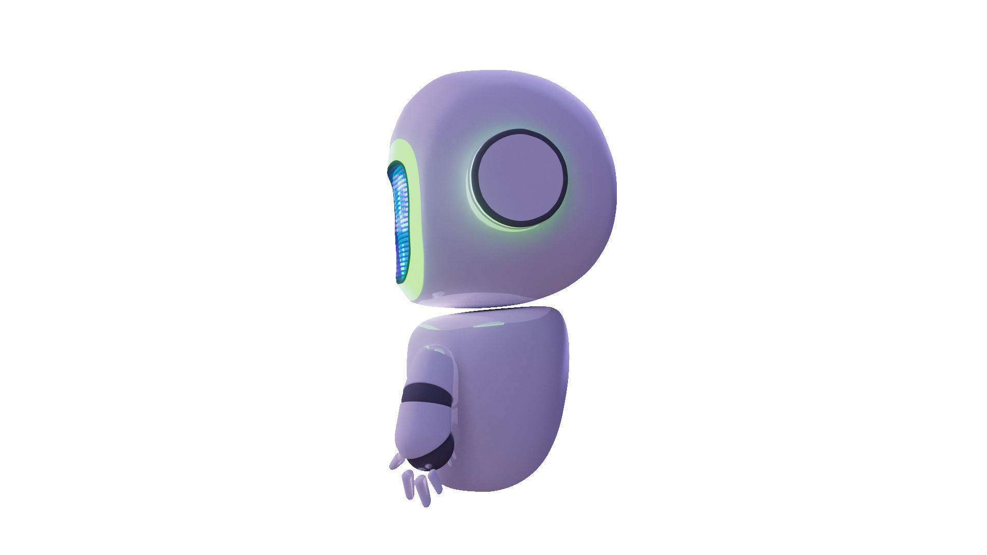 Friendly Assistant Chatbot with Facial Expressions 3D model_14