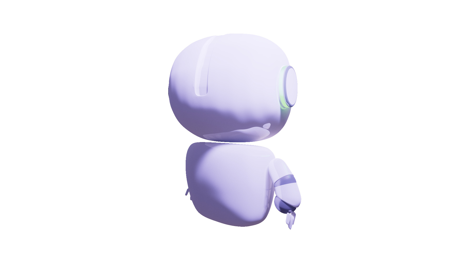 Friendly Assistant Chatbot with Facial Expressions 3D model_23