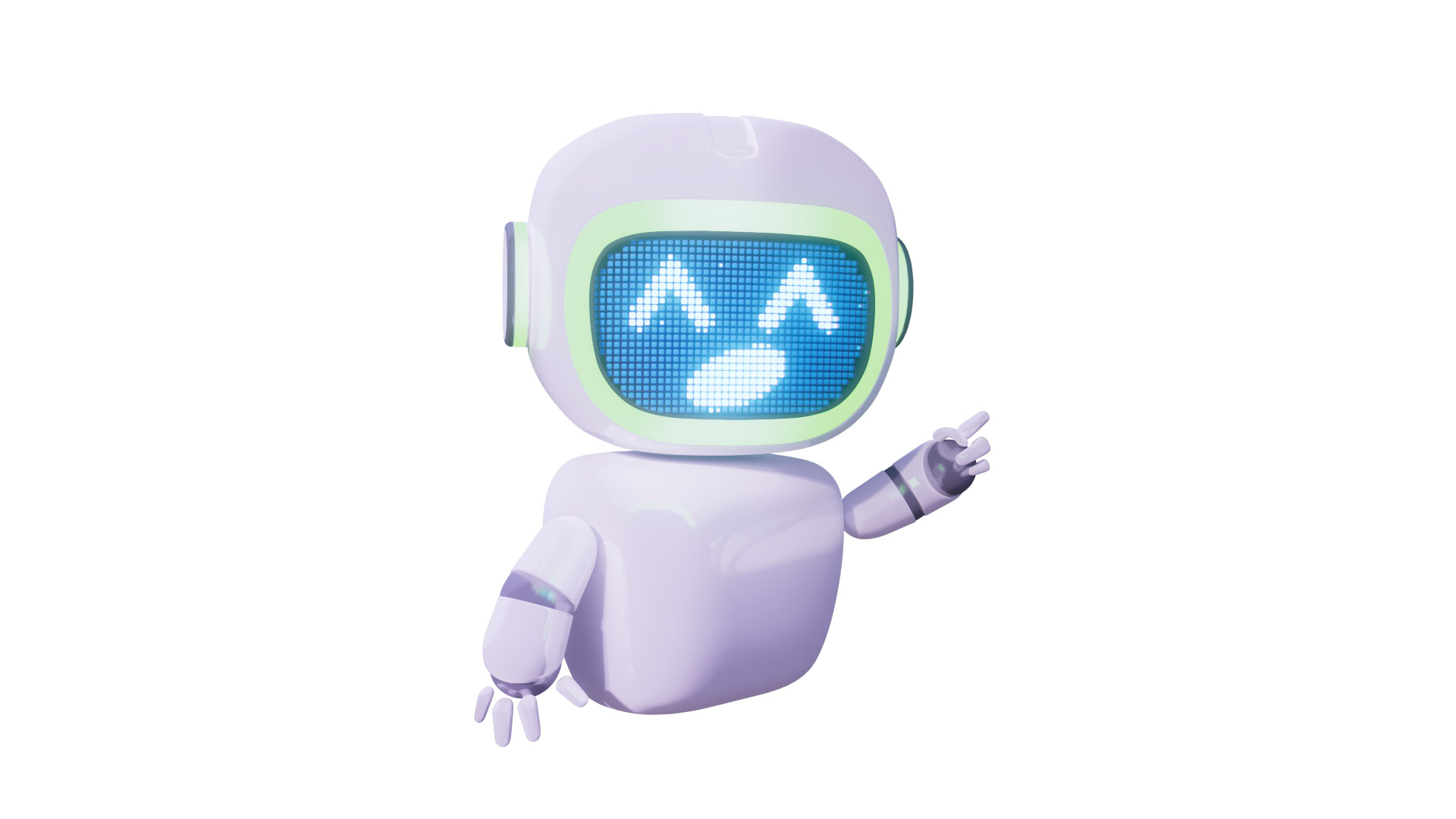 Friendly Assistant Chatbot with Facial Expressions 3D model_2