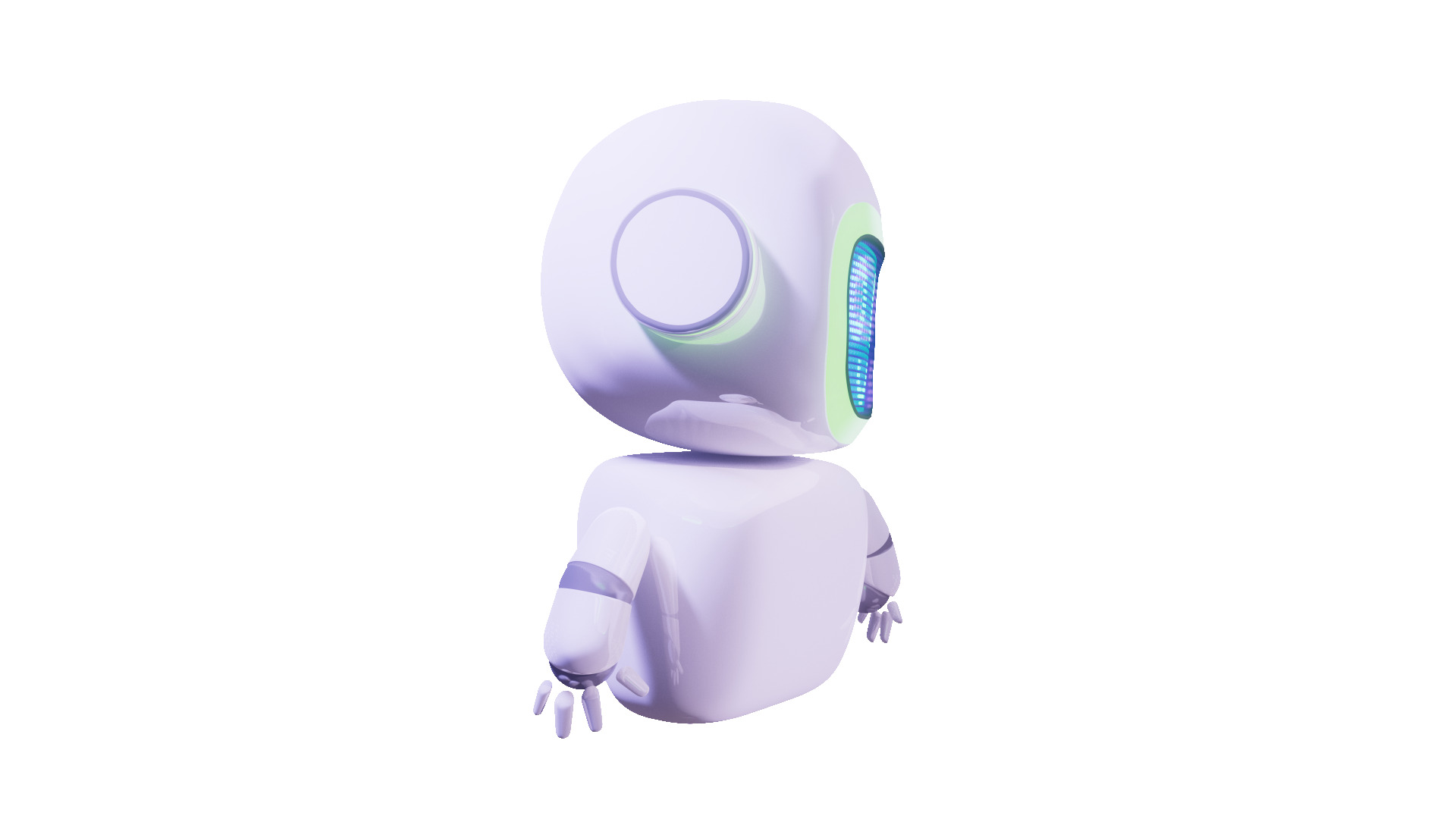 Friendly Assistant Chatbot with Facial Expressions 3D model_28