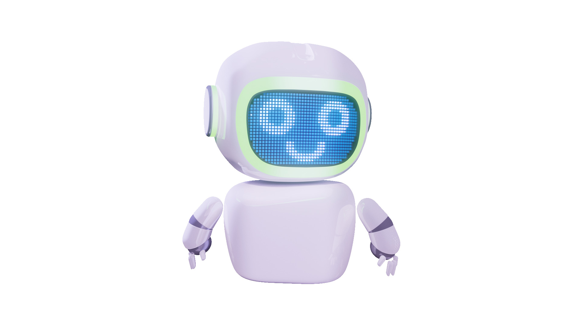 Friendly Assistant Chatbot with Facial Expressions 3D model_33