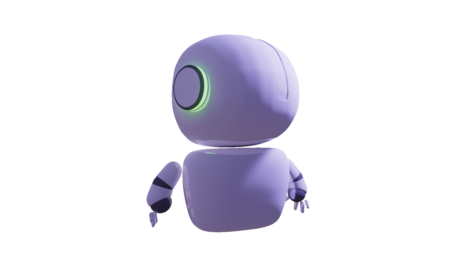 Friendly Assistant Chatbot with Facial Expressions 3D model_18