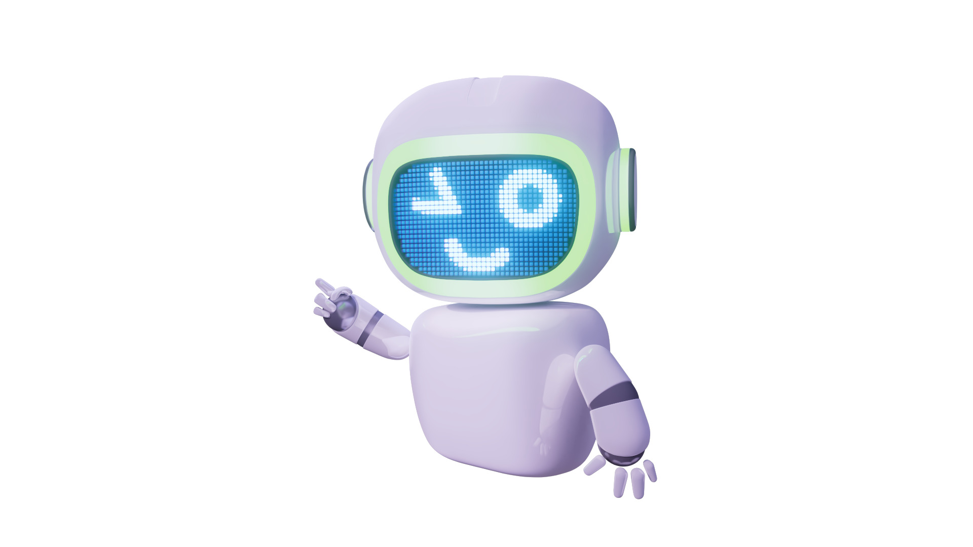 Friendly Assistant Chatbot with Facial Expressions 3D model_1