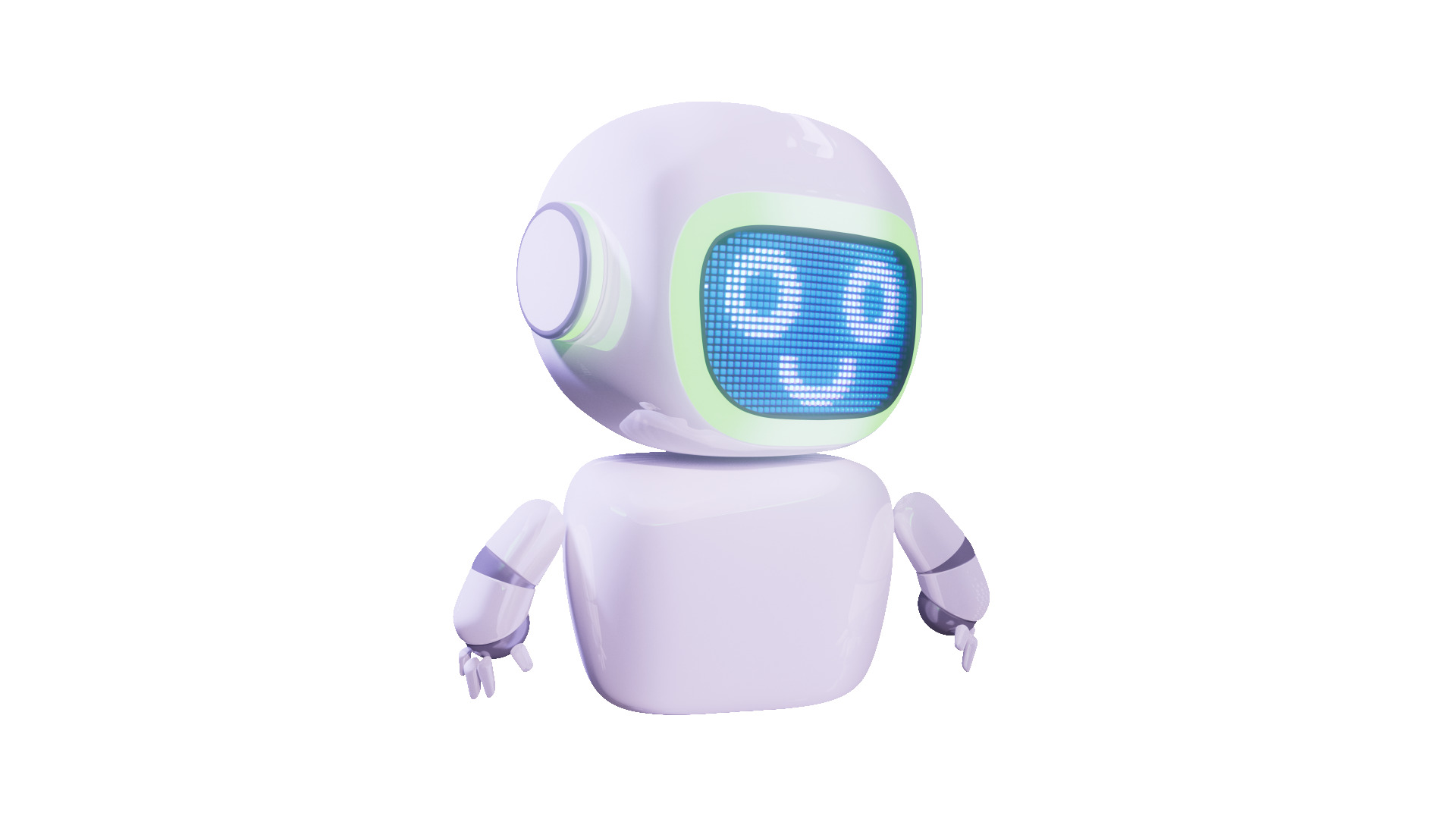 Friendly Assistant Chatbot with Facial Expressions 3D model_31
