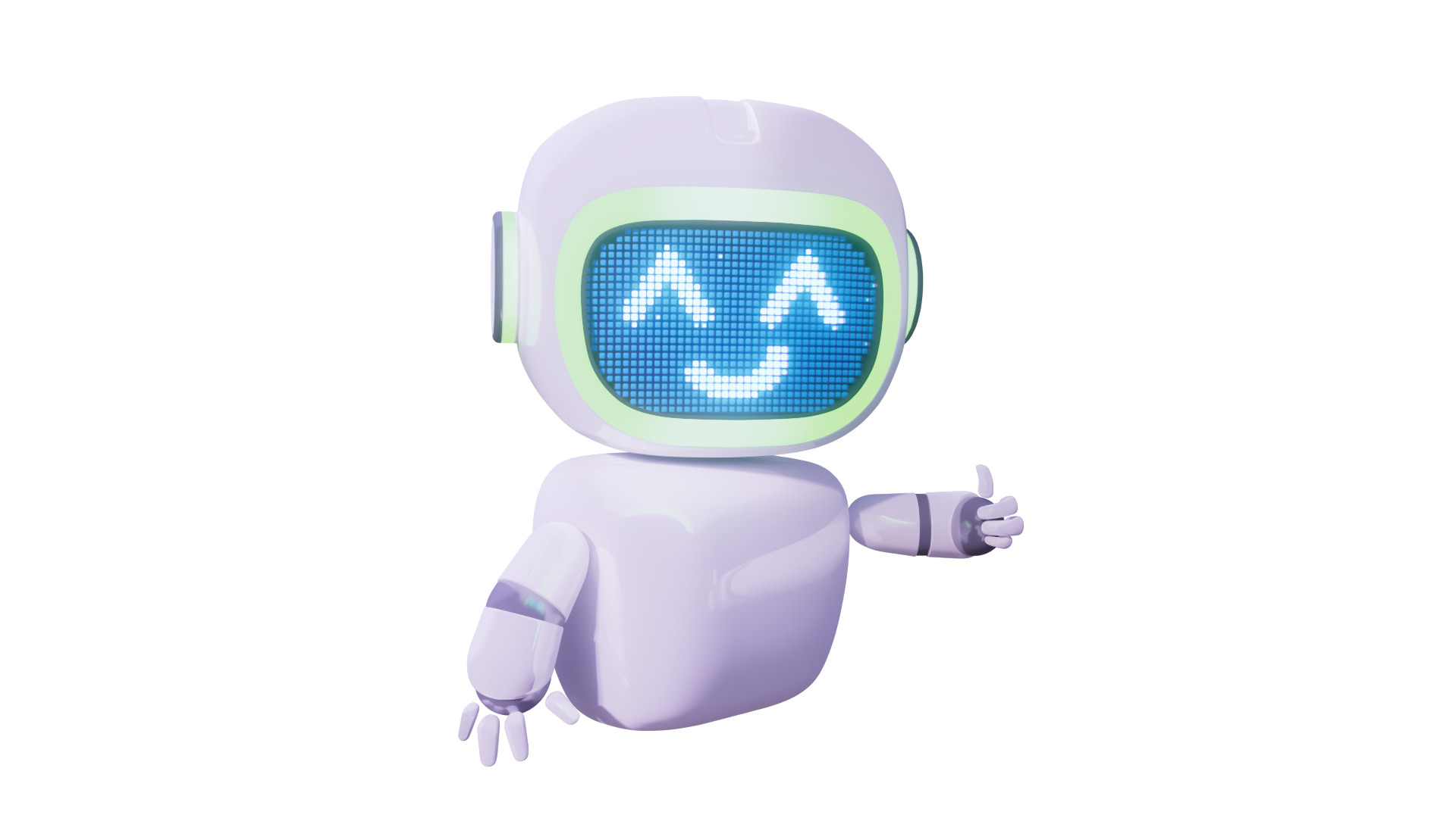 Friendly Assistant Chatbot with Facial Expressions 3D model_4