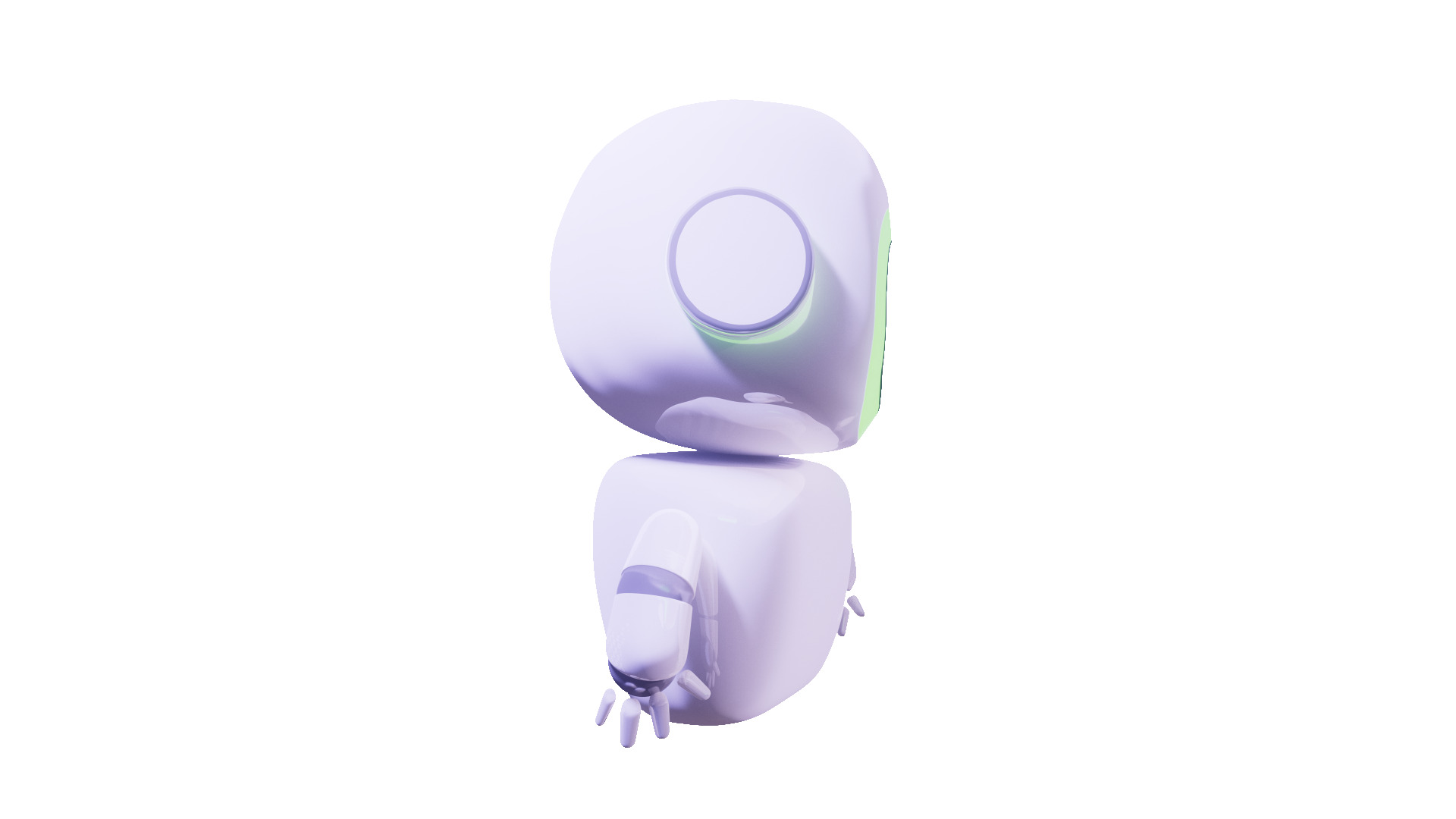 Friendly Assistant Chatbot with Facial Expressions 3D model_27