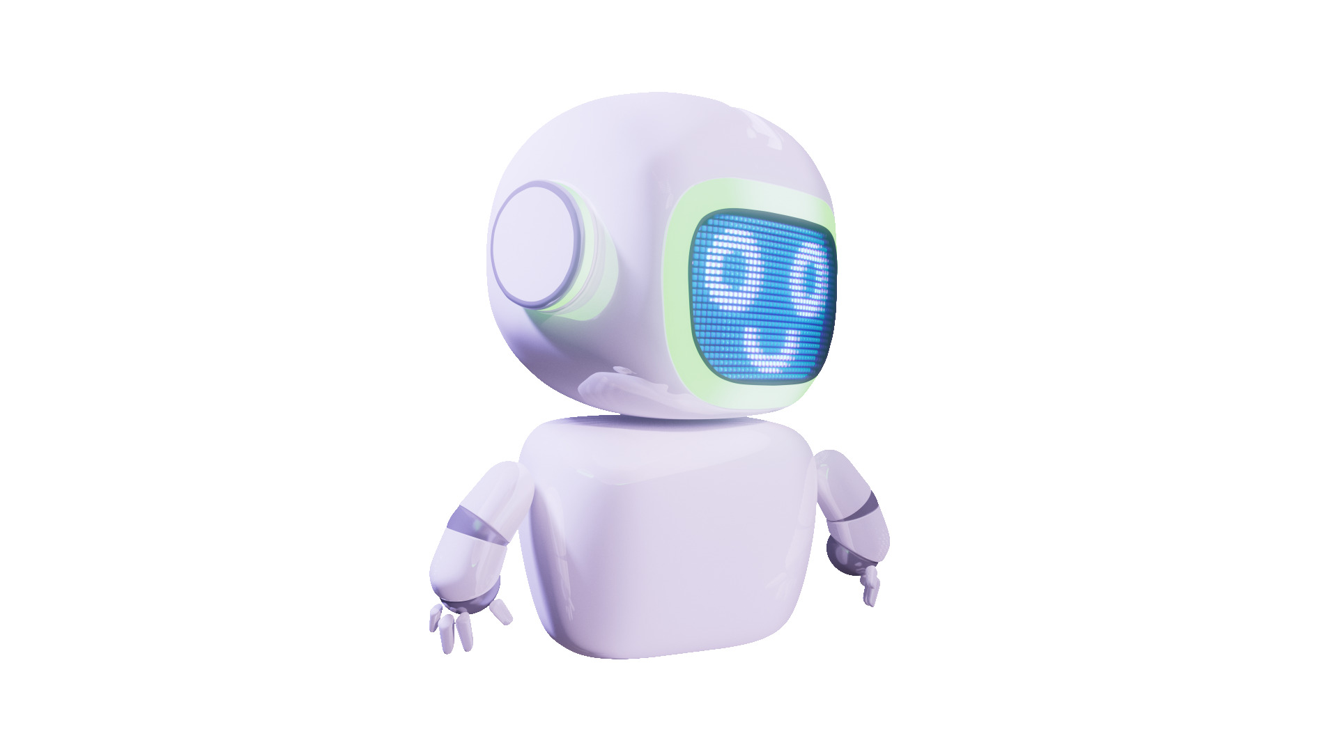 Friendly Assistant Chatbot with Facial Expressions 3D model_30