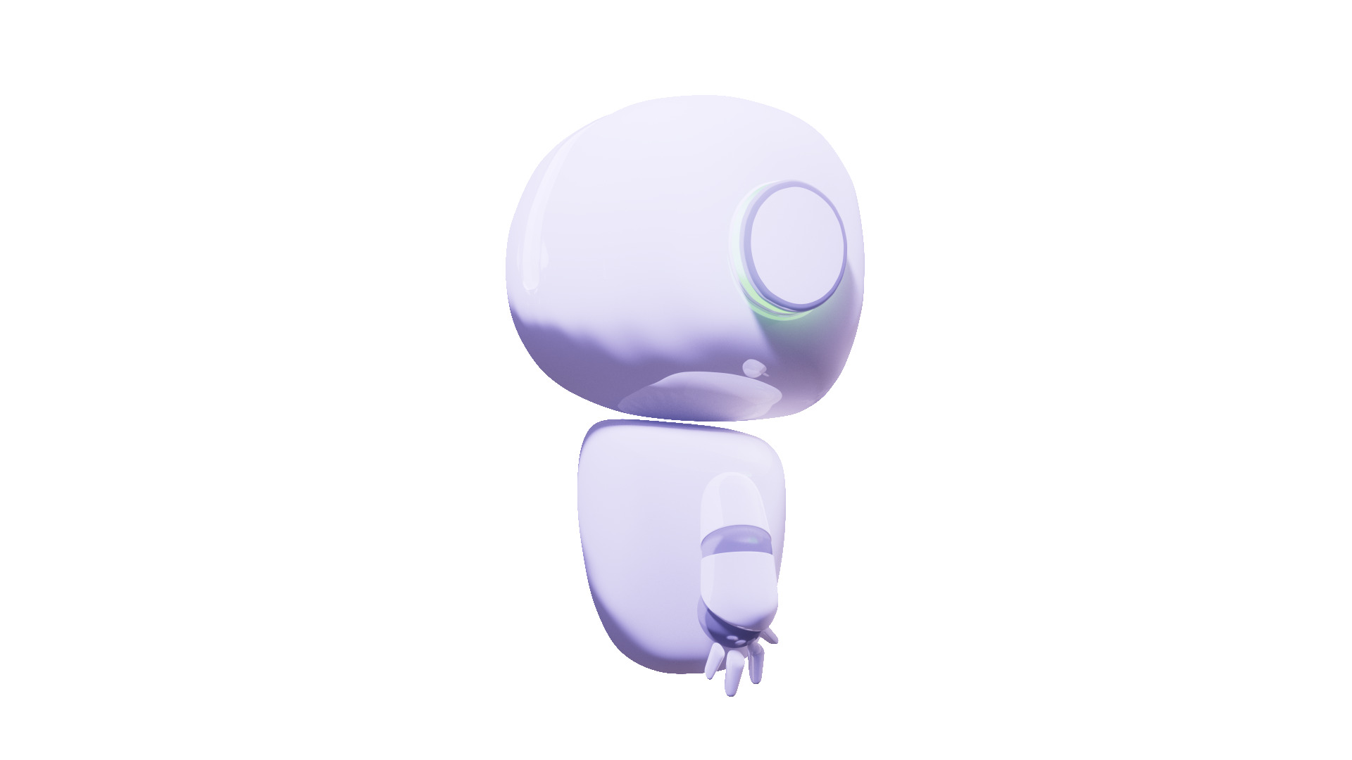 Friendly Assistant Chatbot with Facial Expressions 3D model_25