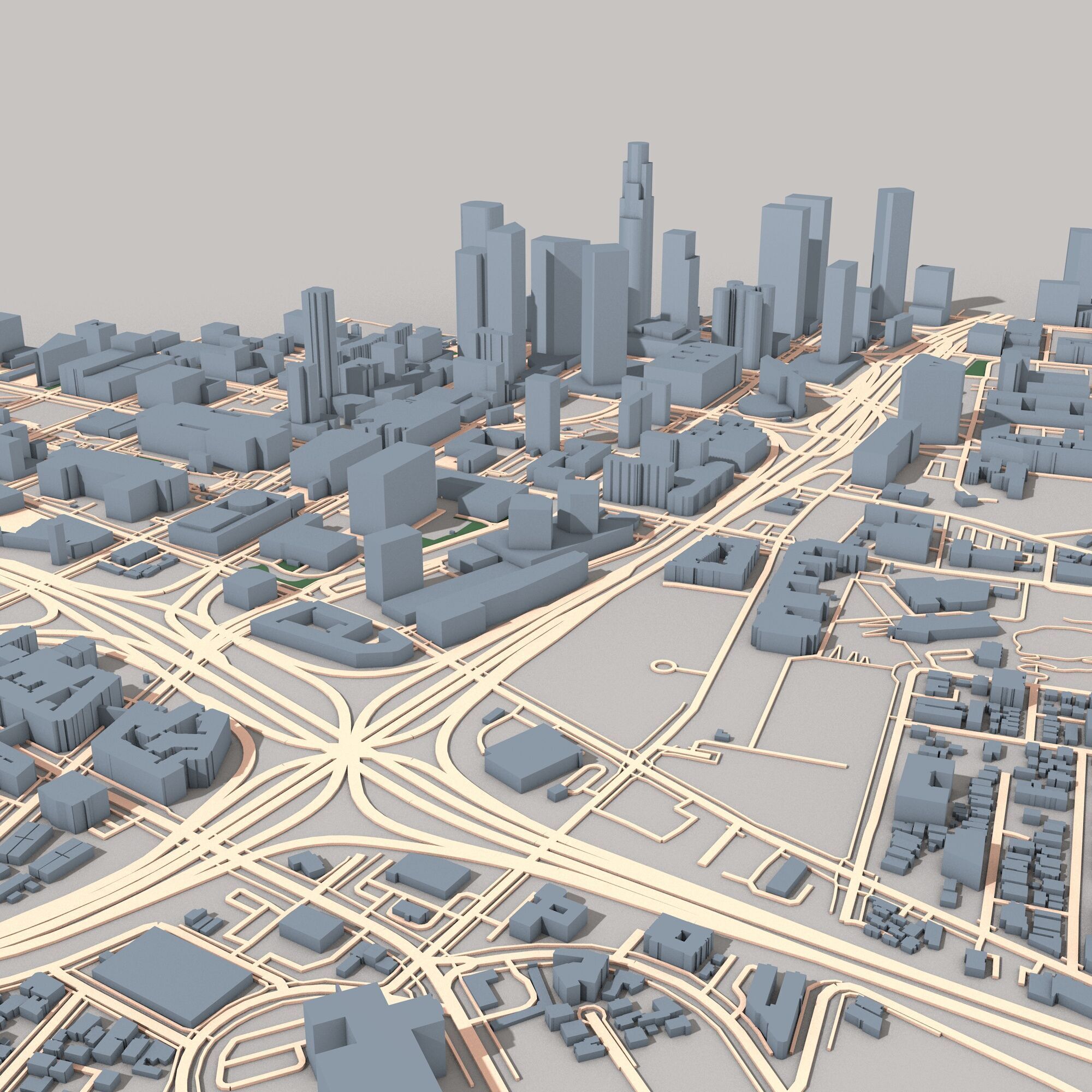 Los Angeles 3D model_6