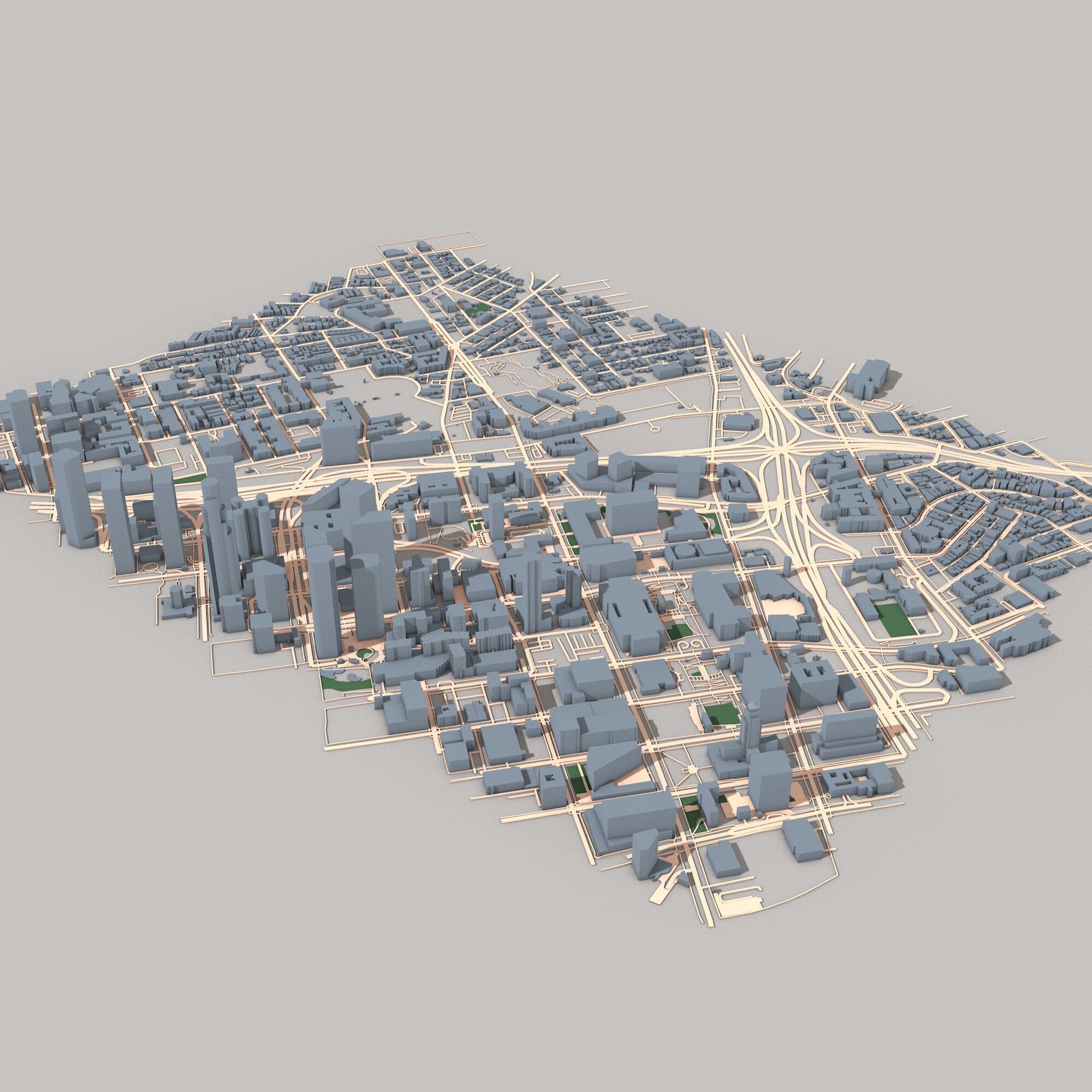 Los Angeles 3D model_1