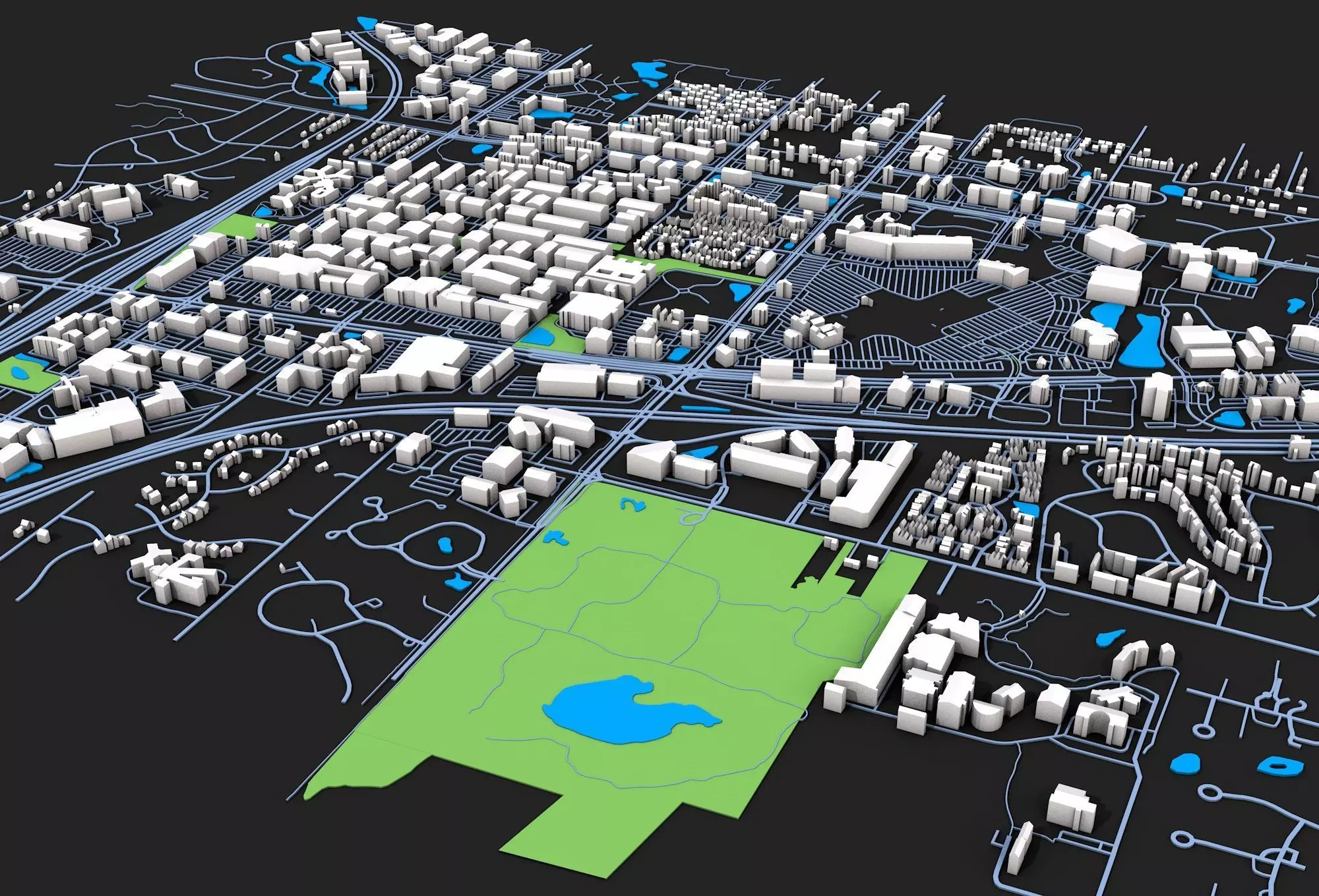 City 4 3D model_0