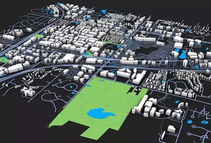 City 4 3D model