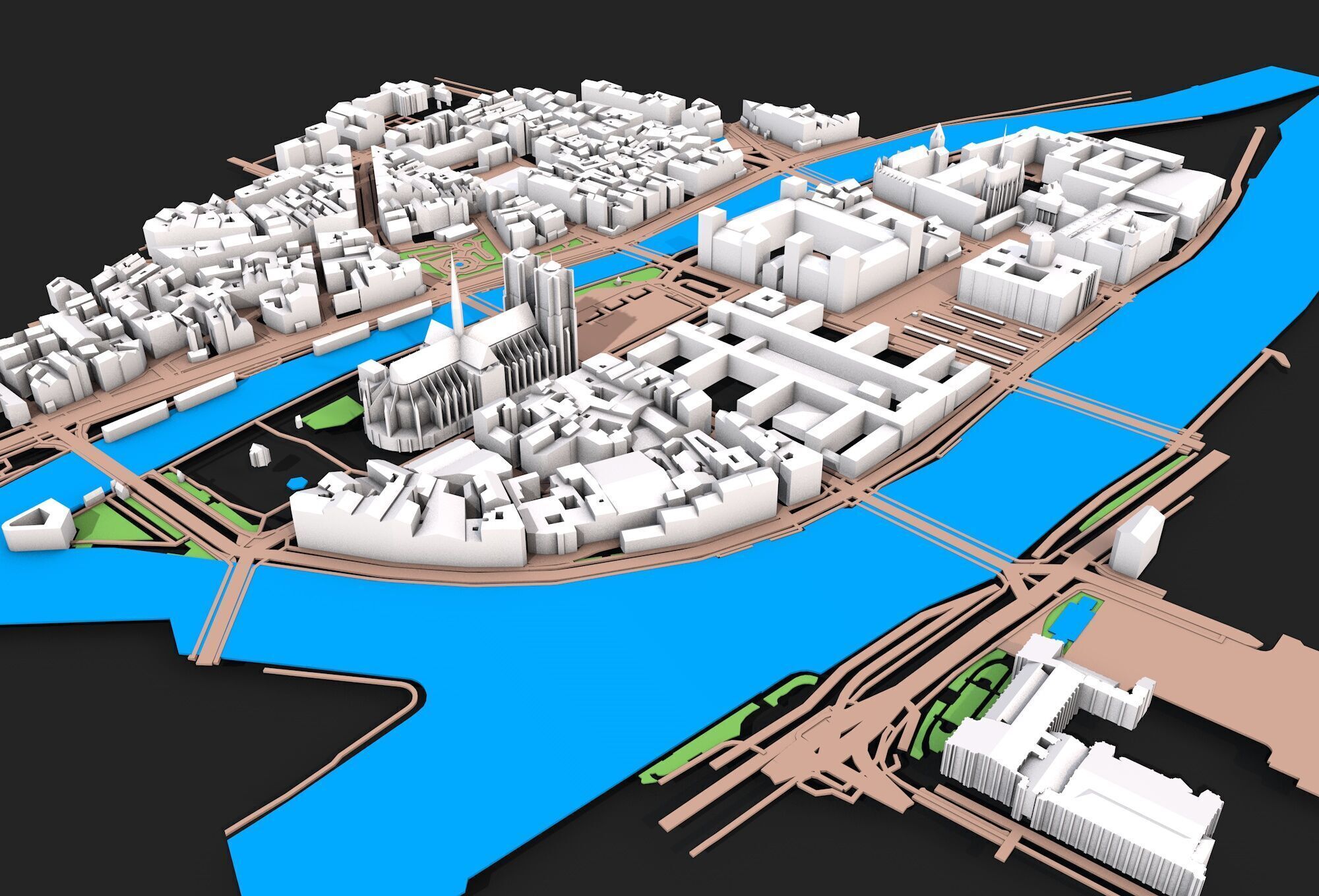 City 3 3D model_4