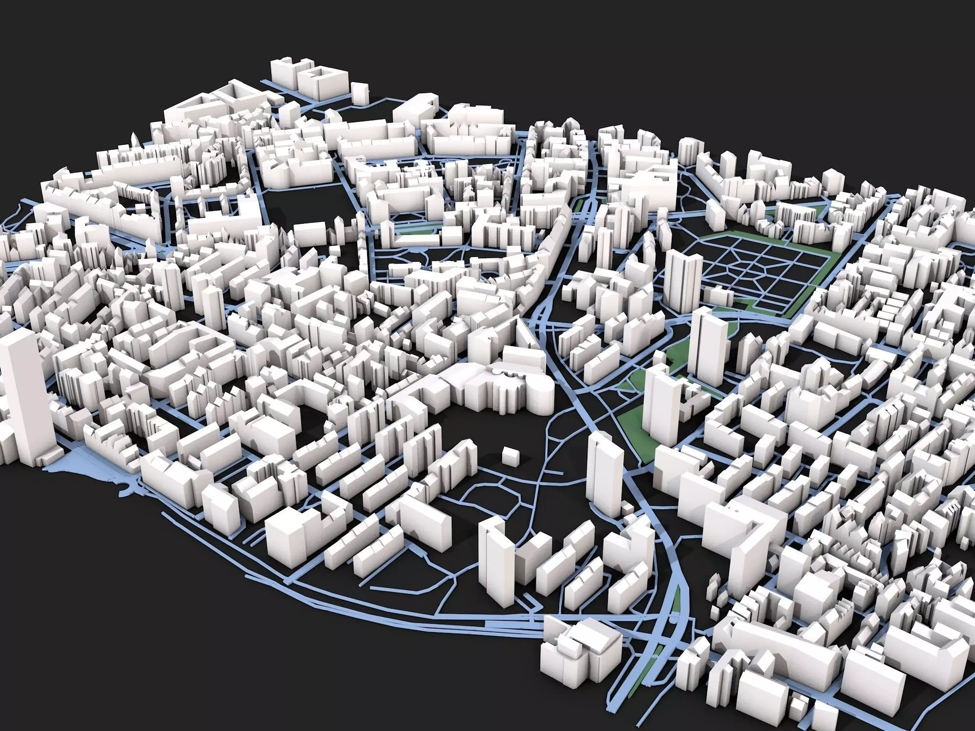 City Map 3D model_0