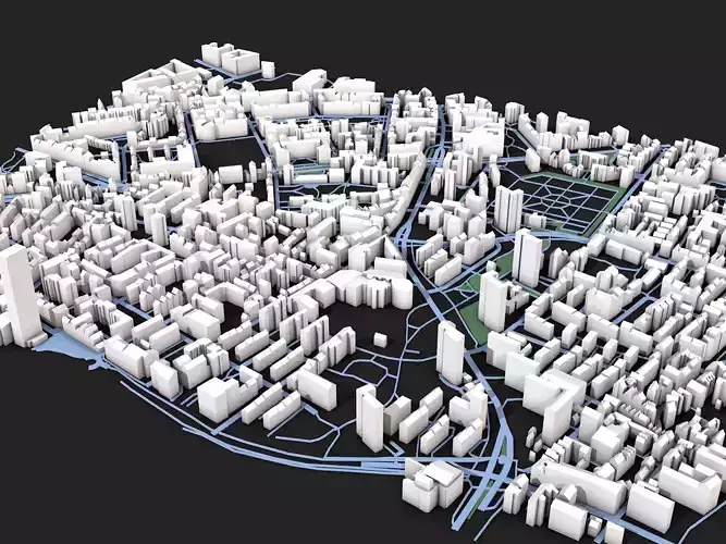 City Map 3D model