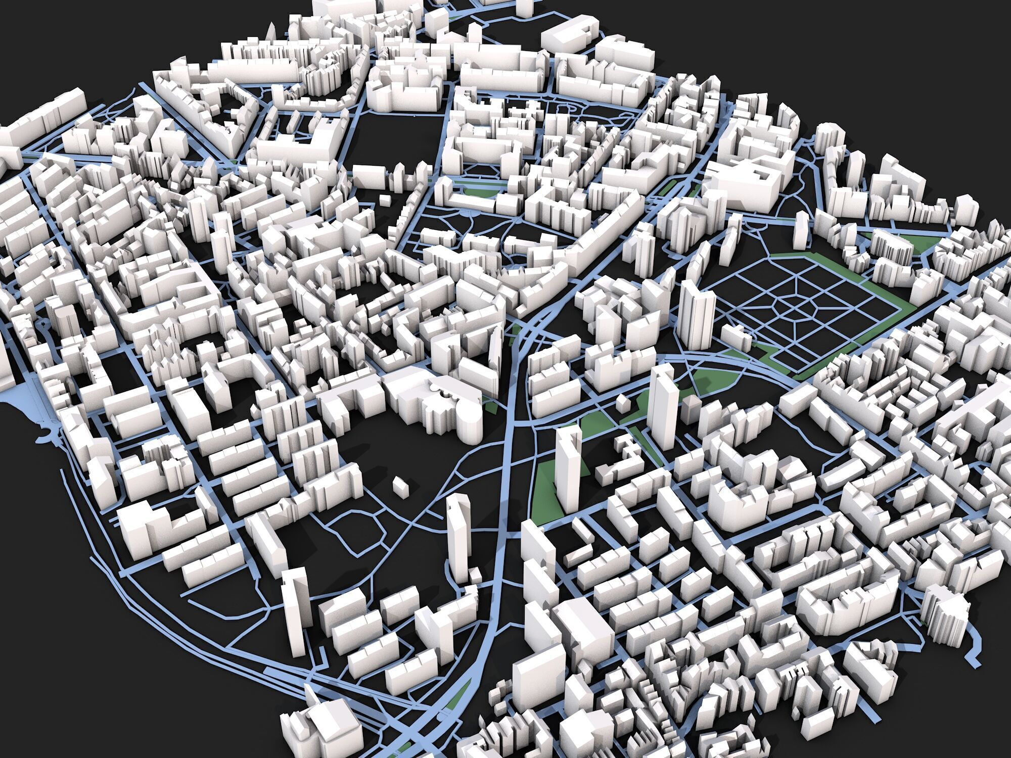 City Map 3D model_1