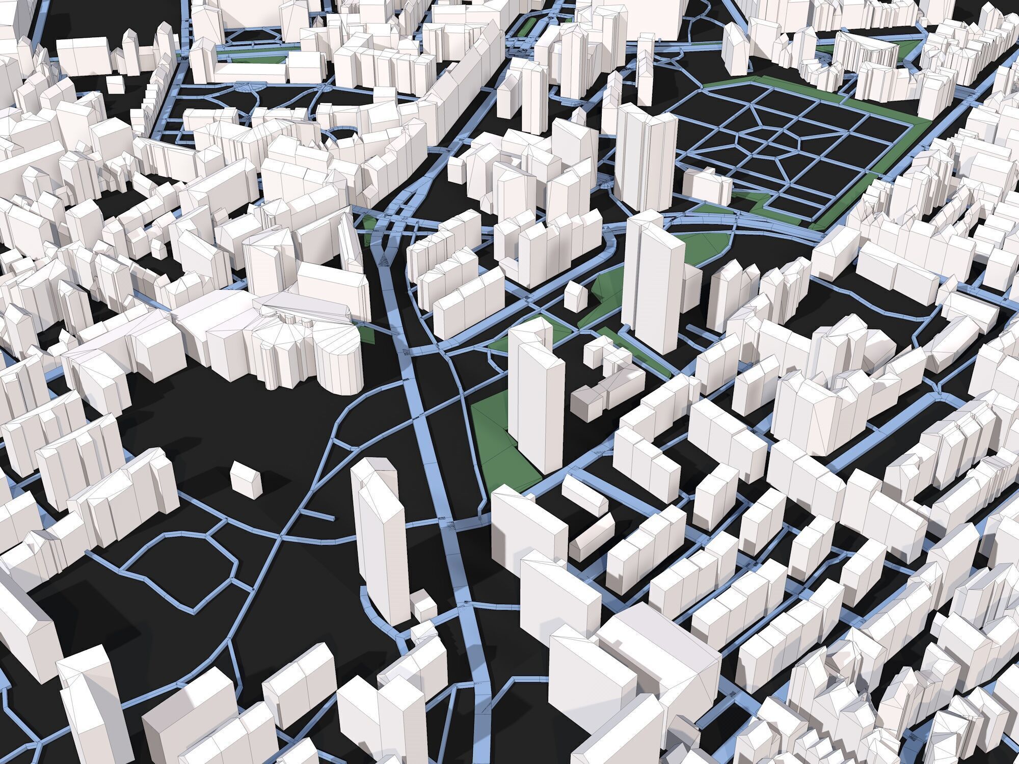 City Map 3D model_7
