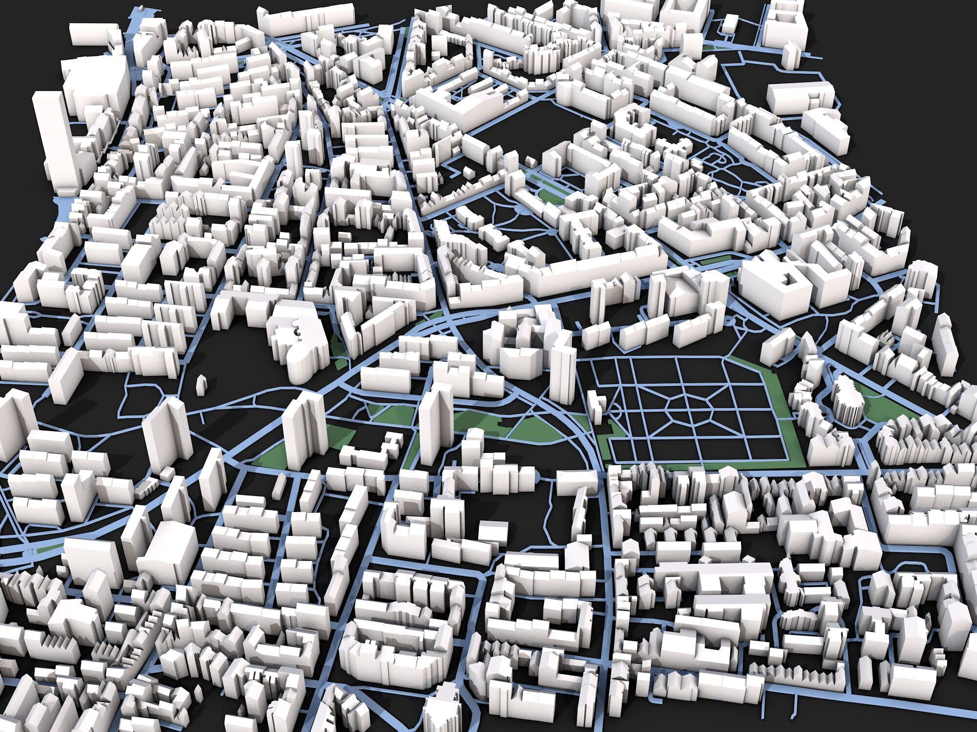 City Map 3D model_2