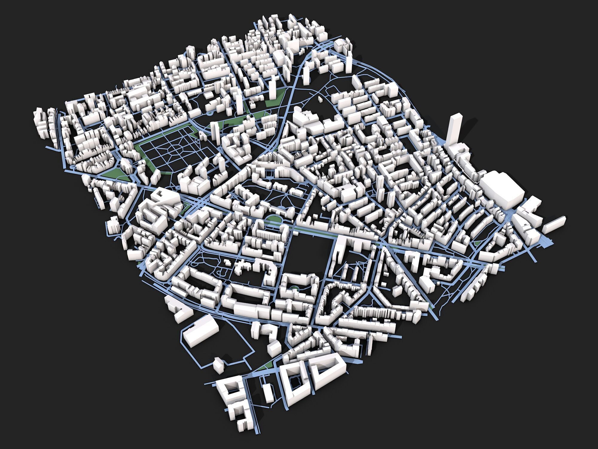 City Map 3D model_5