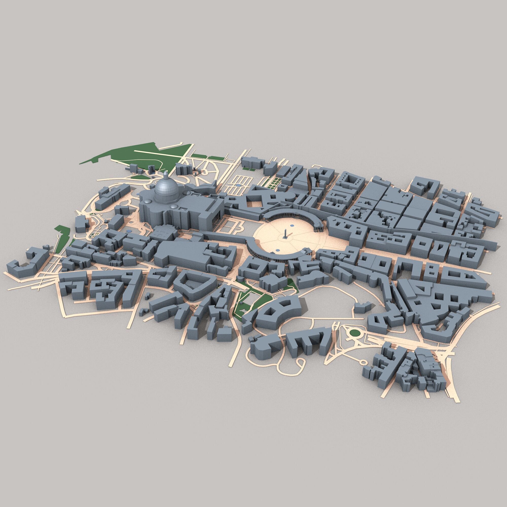Vatican City 3D model_1