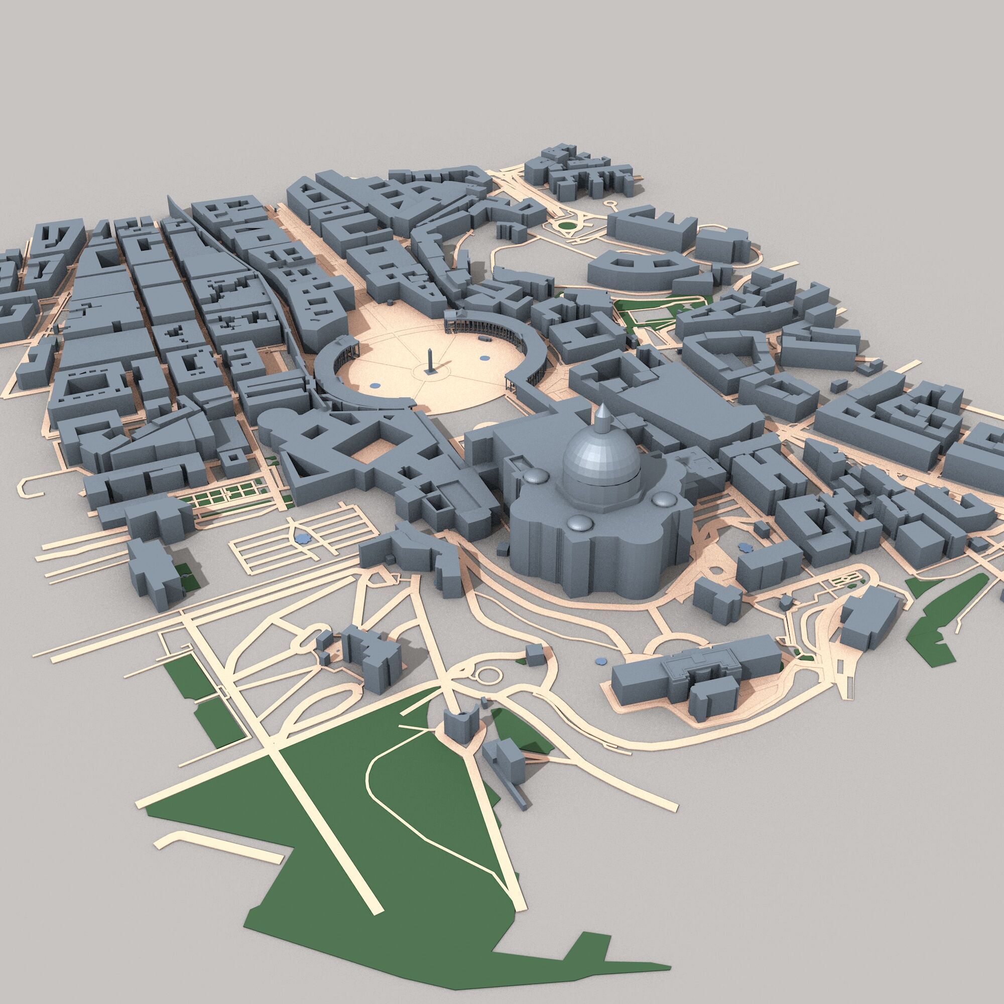 Vatican City 3D model_6